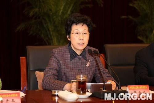 民进十二届三中全会在京开幕 民进十二届三中全会在京开幕